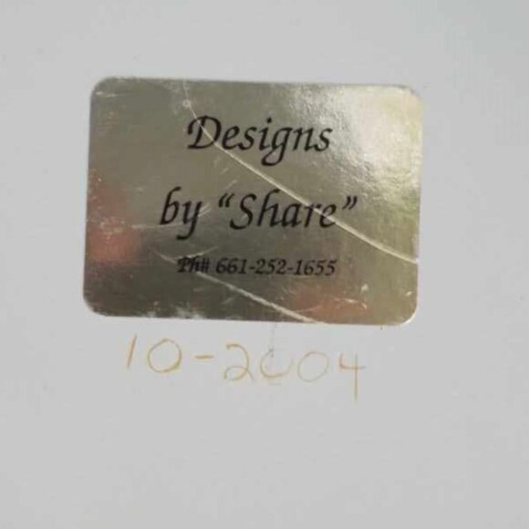 3 meticulously Hand Painted Enamel & Signed Metal Artichoke Collector Display Pl - Picture 11 of 12